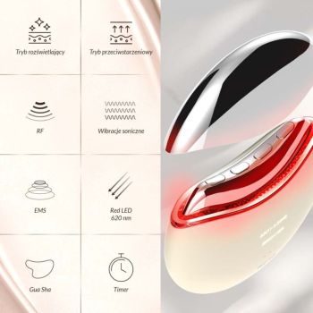 Masażery do twarzy i ciała AURI Masażer liftingujący do twarzy i szyi 5w1 