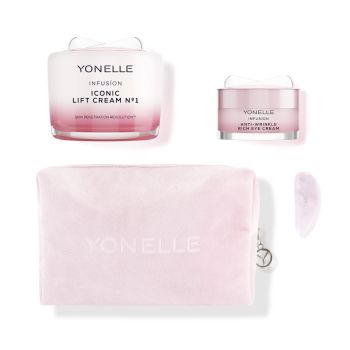 Zestaw do pielęgnacji twarzy dla niej INFUSION Zestaw „Zastrzyk Młodosci” - Oczy i Twarz 