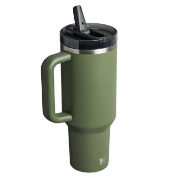 Kubki termiczne The Quencher ProTour Flip Straw Tumbler Dried Pine 1180 ml