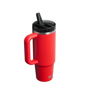 Kubki termiczne The Quencher ProTour Flip Straw Tumbler Chili Black 890 ml