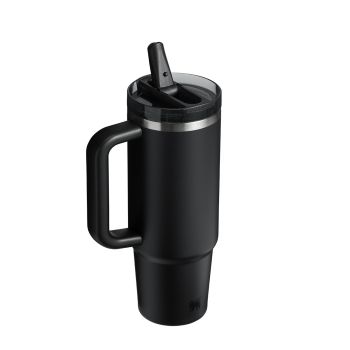 Kubki termiczne The Quencher ProTour Flip Straw Tumbler Black 2.0 890 ml