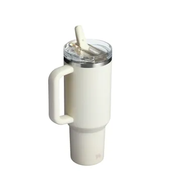 Kubki termiczne The Quencher ProTour Flip Straw Tumbler Cream 890 ml