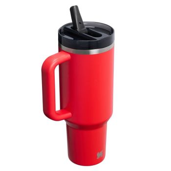 Kubki termiczne The Quencher ProTour Flip Straw Tumbler Chili Black 1180 ml