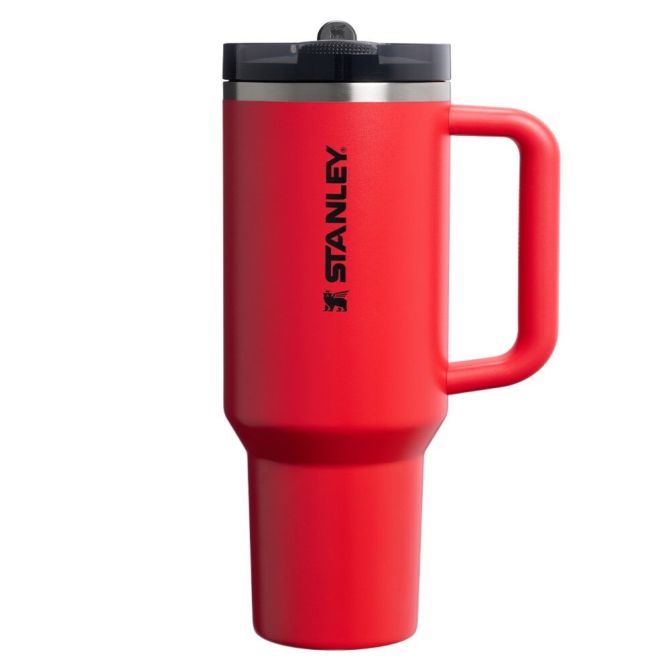 Kubki termiczne The Quencher ProTour Flip Straw Tumbler Chili Black 1180 ml