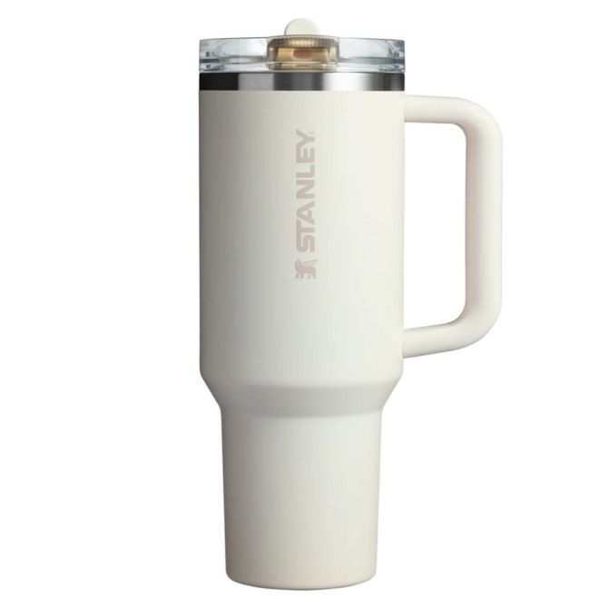 Kubki termiczne The Quencher ProTour Flip Straw Cream 1180 ml