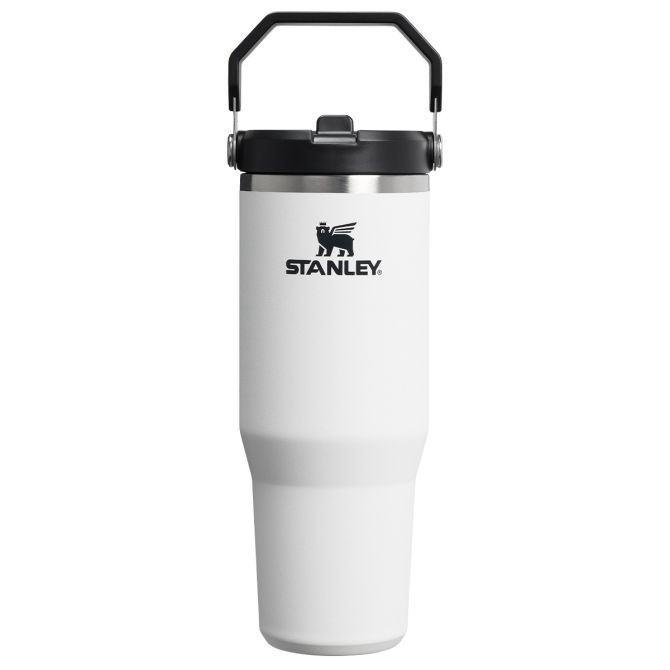 Kubki termiczne The IceFlow Flip Straw Chalk 890 ml
