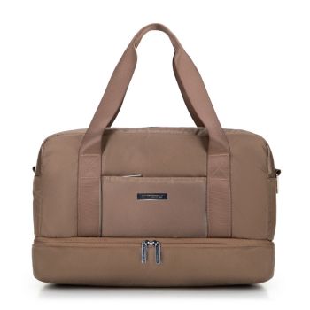 Torby Torba podróżna mała Brązowa Brązowy
