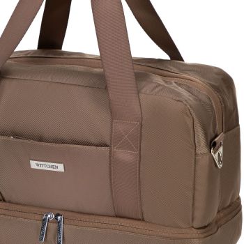 Torby Torba podróżna mała Brązowa Brązowy