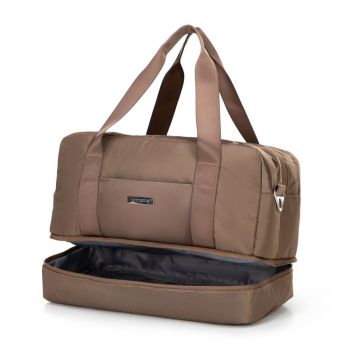 Torby Torba podróżna mała Brązowa Brązowy