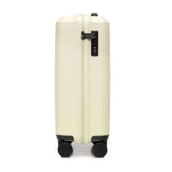 Walizki Mała walizka z ABS-u Kremowa 36 l