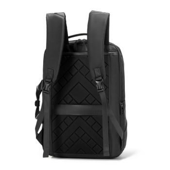 Plecaki Plecak męski 2w1 Czarny Czarny 