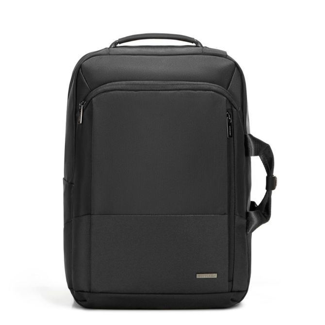 Plecaki Plecak męski 2w1 Czarny Czarny