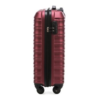 Walizki Walizka kabinowa z ABS-u Bordowa 34 l