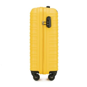 Walizki Walizka kabinowa z ABS-u Żółta 34 l