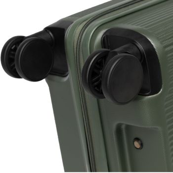 Walizki Średnia walizka z ABS-u Khaki 65 l