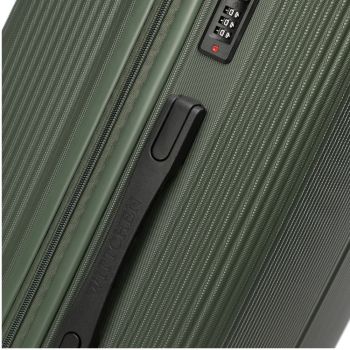 Walizki Średnia walizka z ABS-u Khaki 65 l