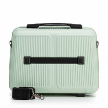 Kosmetyczki Kosmetyczka z ABS-u Miętowa 17 l