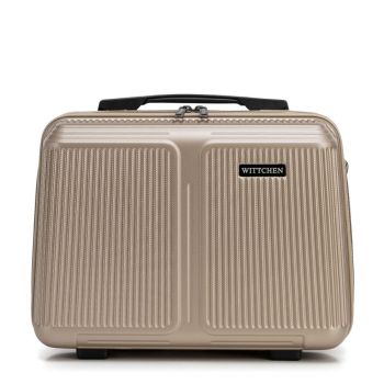 Kosmetyczki Kosmetyczka z ABS-u Złota 17 l