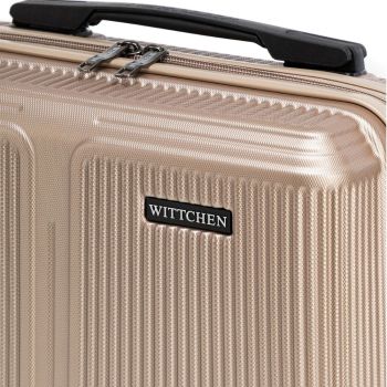 Kosmetyczki Kosmetyczka z ABS-u Złota 17 l