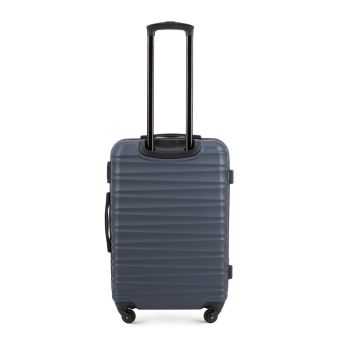 Walizki Średnia walizka z ABS-u Granatowa 65 l