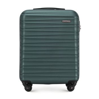 Walizki Walizka kabinowa z ABS-u Zielona 34 l