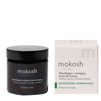 Kremy na dzień Nawilżająco–matujący krem do twarzy Pokrzywa z miętą 60 ml