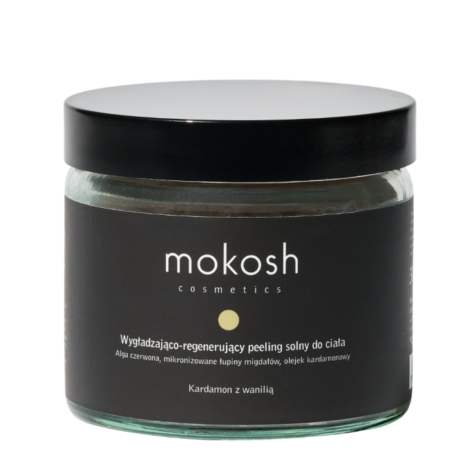 Peelingi do ciała Wygładzająco-regenerujący peeling solny do ciała Kardamon z wanilią 250 ml