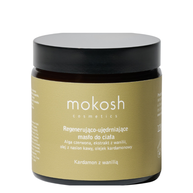 Masła do ciała Regenerująco-ujędrniające masło do ciała Kardamon z wanilią 120 ml
