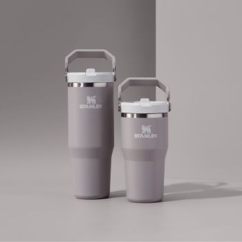 Kubki termiczne The IceFlow Flip Straw Ash 890 ml