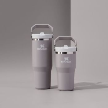 Kubki termiczne The IceFlow Flip Straw Ash 600 ml