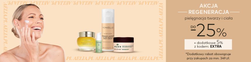 Akcja Regeneracja: pielęgnacja twarzy i ciała do - 25%