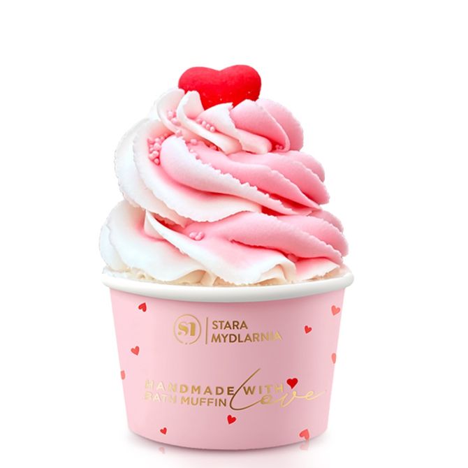 Kule do kąpieli Vanilla Heart Bath Muffin 200 g