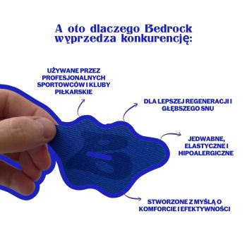 Masażery do twarzy i ciała Jedwabne plastry do spania 30 szt. Niebieski