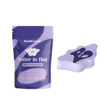 Masażery do twarzy i ciała Jedwabne plastry do spania 30 szt. Liliowy