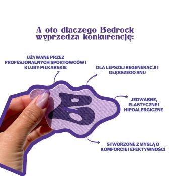 Masażery do twarzy i ciała Jedwabne plastry do spania 30 szt. Liliowy