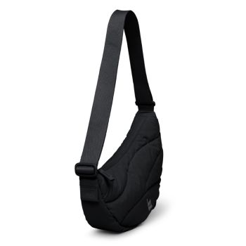 Torby Wavy Puffer Moon Bag Small Black 350 ml