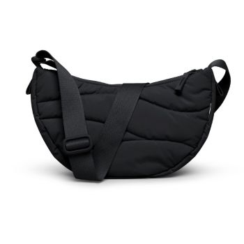 Torby Wavy Puffer Moon Bag Small Black 350 ml