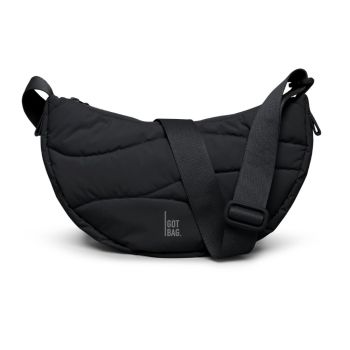 Torby Wavy Puffer Moon Bag Small Black 350 ml