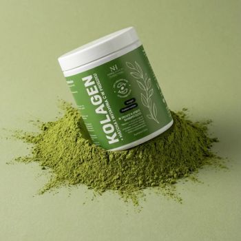 Witaminy i minerały Kolagen + Matcha i Witamina C w proszku 100 g