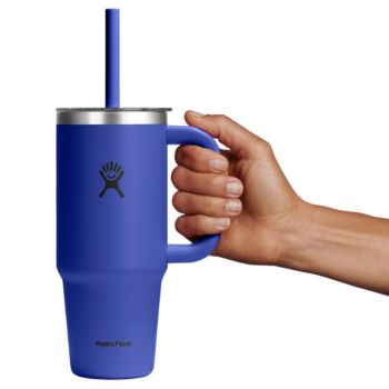 Kubki termiczne 24 Oz Travel Tumbler Clear LID Capri Blue 750 ml