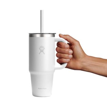 Kubki termiczne 24 Oz Travel Tumbler Clear LID White 710 ml