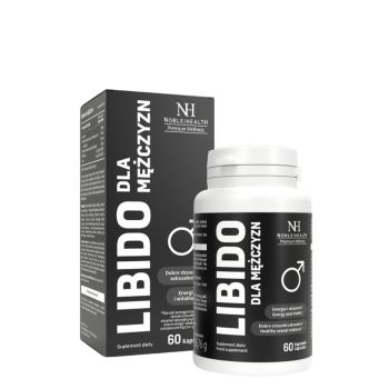 Pamięć, koncentracja i witalność Libido dla mężczyzn, 60 kapsułek 