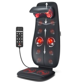 Masażery do twarzy i ciała Neck&Back Massage Cushion Black 