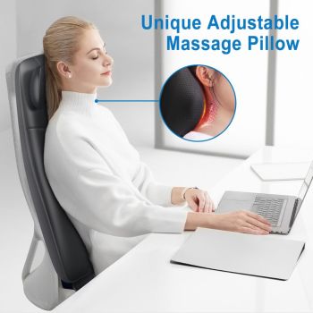 Masażery do twarzy i ciała Neck&Back Massage Cushion Black 