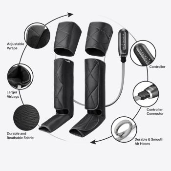 Masażery do twarzy i ciała Aeria Ulti Thermal 2 Leg Mass 