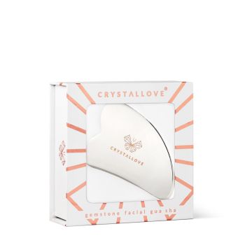 Akcesoria do masażu twarzy Cryo Ice Gua Sha – płytka do masażu twarzy gua sha ze stali nierdzewnej 