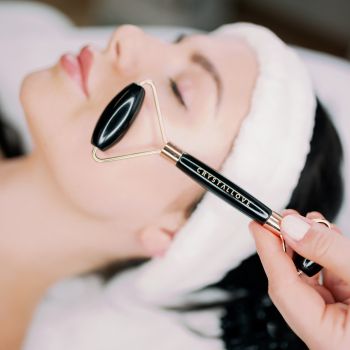 Akcesoria do masażu twarzy Masażer do twarzy z Obsydianu 