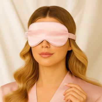 Opaska na oczy do spania Opaska Na oczy Jedwab/Rose 