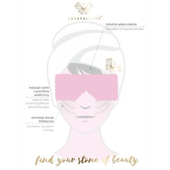 Opaska na oczy do spania Maska Twarz i Ciało Kwarc 