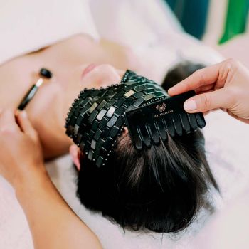 Akcesoria do włosów Grzebien Obsydian 